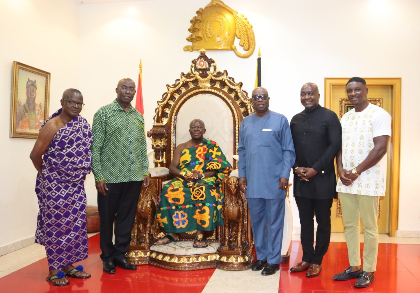 Otumfuo Rallies Support For GIADEC & Rocksure Int To Construct Bauxite Mine In Nyinahin