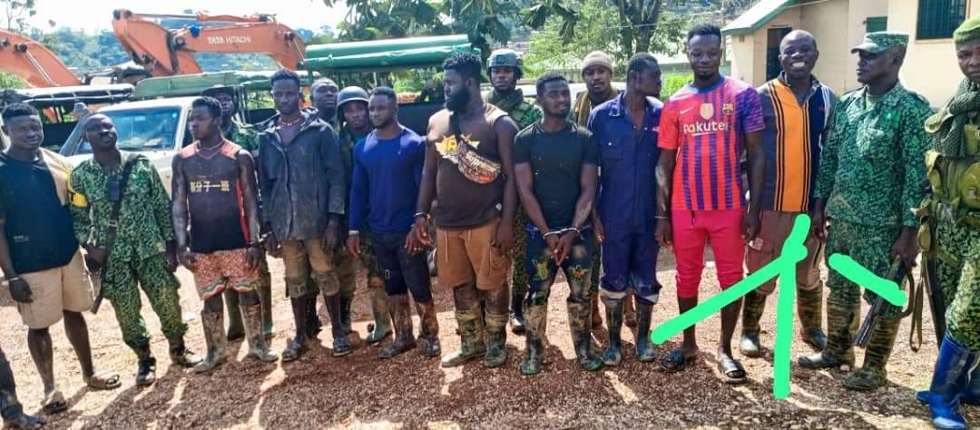 WN/R: Chief Of Manse And Nine Others Arrested For Illegal Mining