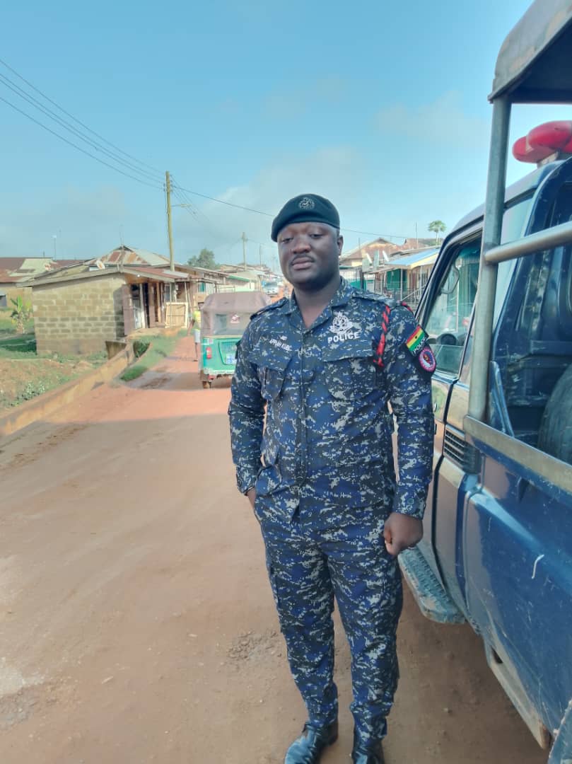 Koforidua: G/Cop. Micheal Appiah-Kubi, The Officer Behind The Arrest Of A Man Who Killed And Buried His Mother Secretly