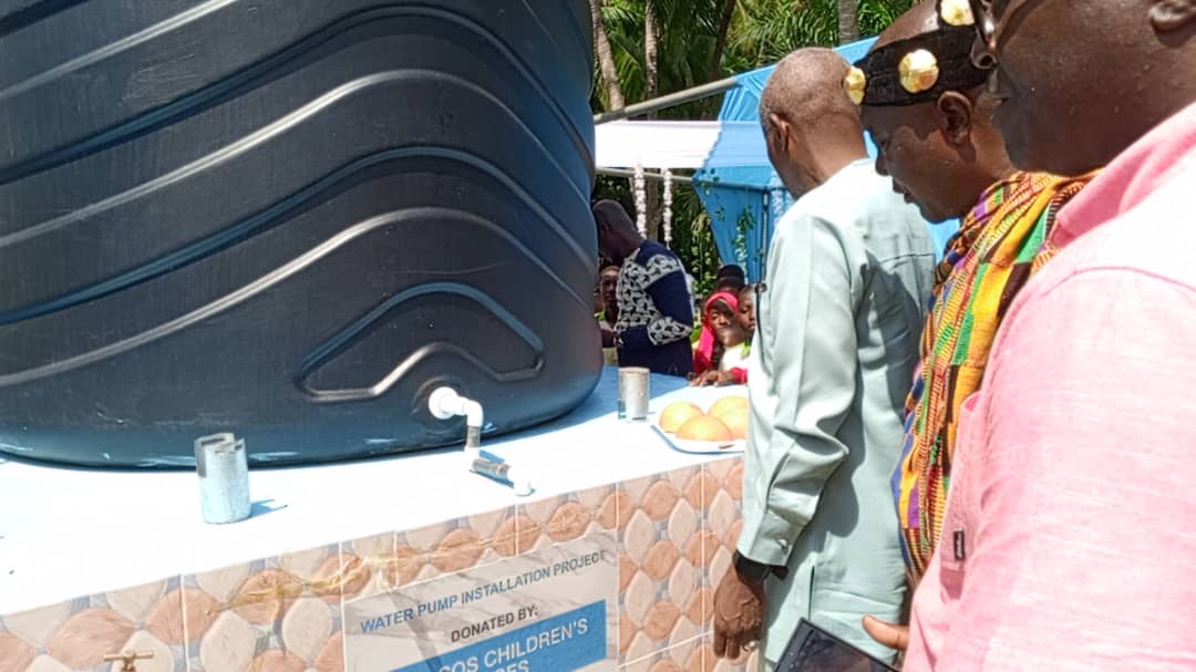 E/R: SOS Children's Villages Ghana Commissions Five Water Projects In Abuakwa North  