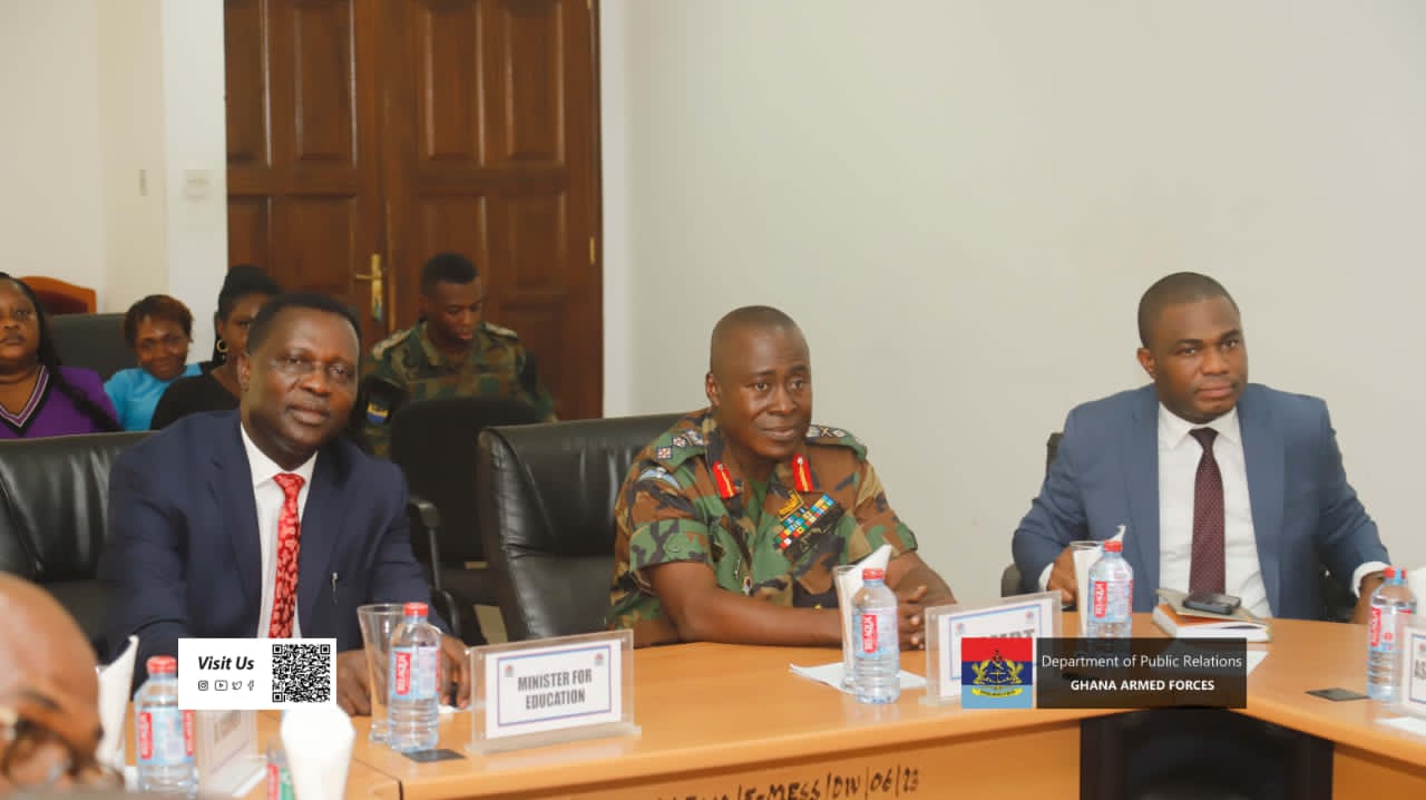 Minister For Education Explores Collaboration With Ghana Armed Forces Command And Staff College