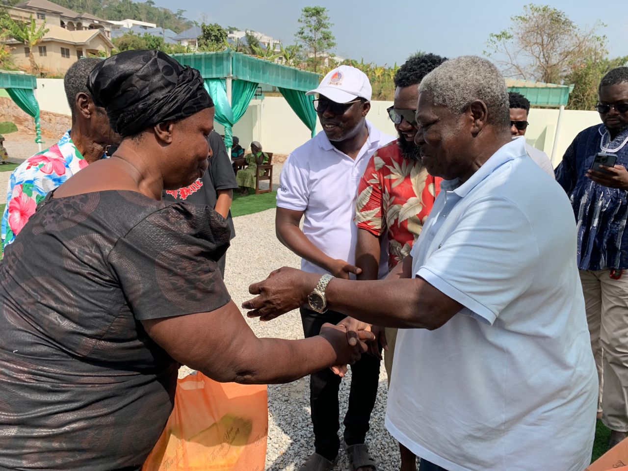 Nana Owiredu Wadie Spread Cheer To Over 300 Widows, Aged And Persons With Disabilities