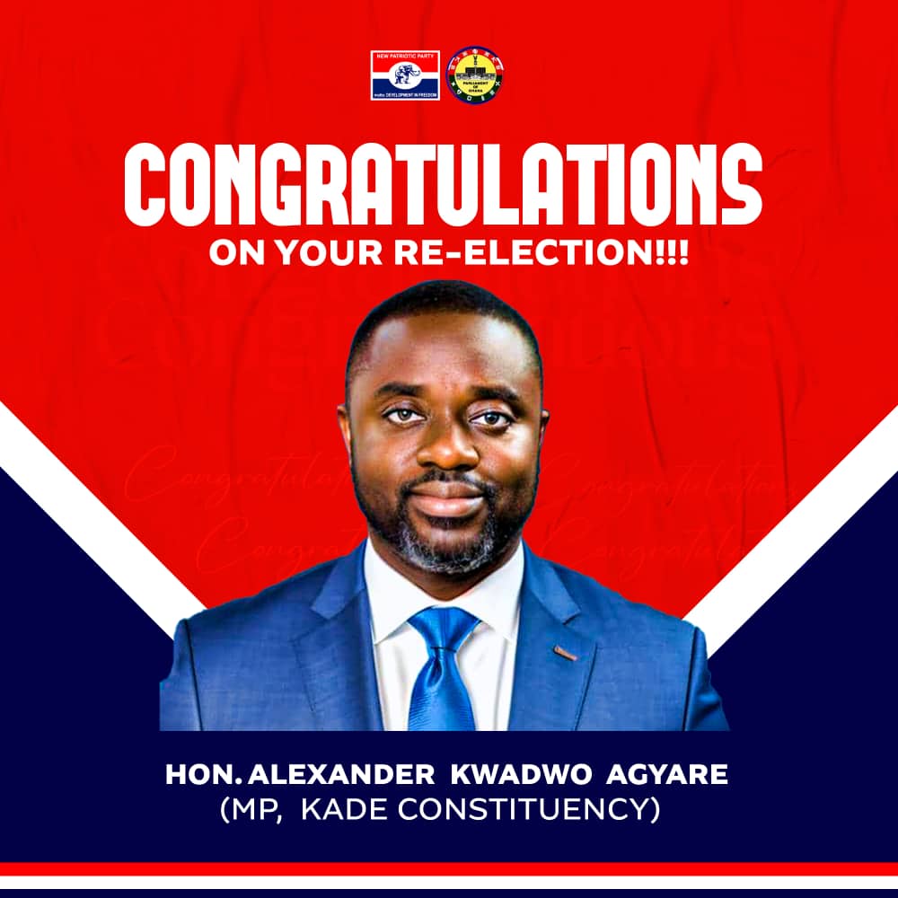 E/R:Kwadwo Agyare Retains Kade Seat To Lead NPP Again In December