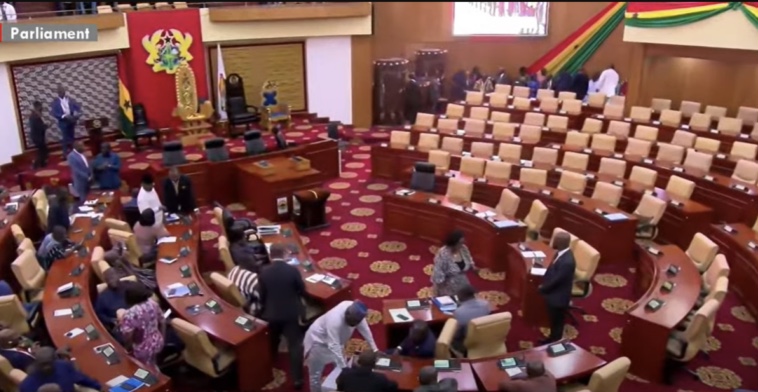 NDC MP's Arrive Late To Parliament Ahead Of Akufo-Addo’s 8th SoNA