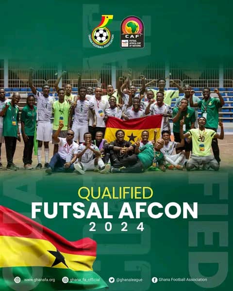 2024 Futsal Africa Cup of Nations:Team Ghana Beat Cote D'Ivoire To Qualify