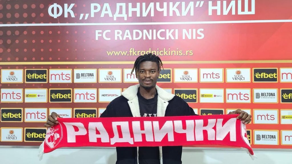 Red Star Belgrade Loan Out Black Stars Midfielder Edmund Addo To Radnicki Nis