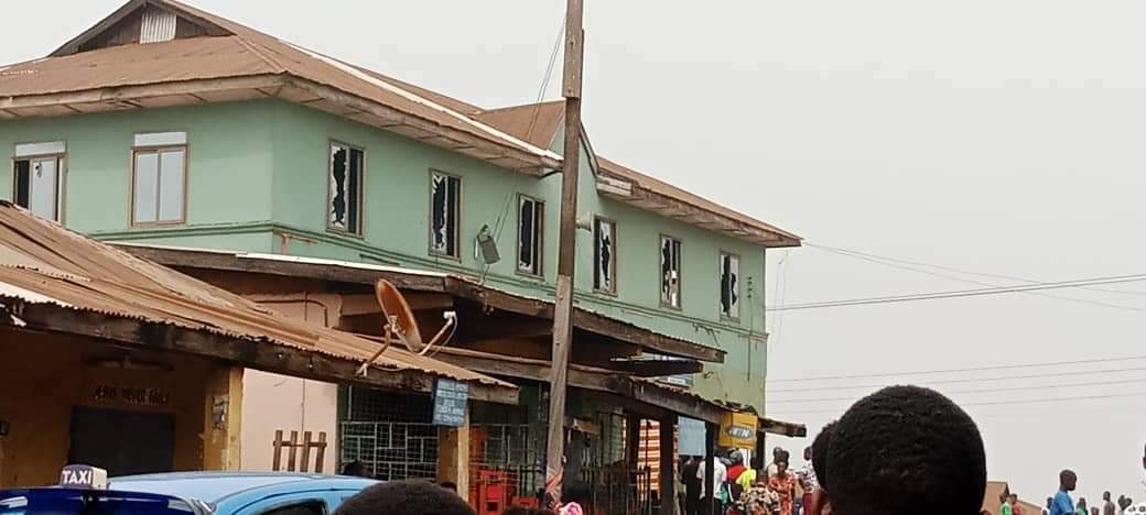Chaos At Kwahu Bepong Over Gruesome Double Murder As Residents Clash With Police, One Shot Dead
