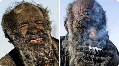 Meet Amou Haji, The World's Dirtiest Man Who Died After Bathing For The First Time In Six Decades