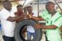 E/R:NDC Parliamentary Candidate Rescues West Akim Ambulance Service With Tyres