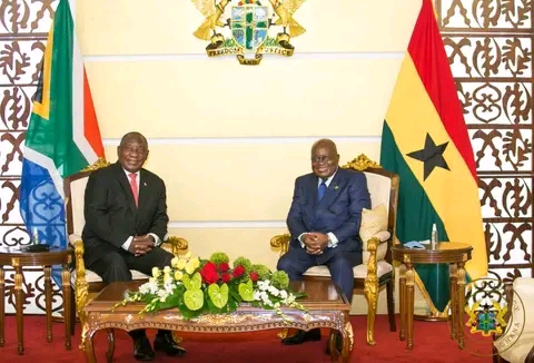 Official: President Akufo-Addo's Message To SA President On His Re-Election