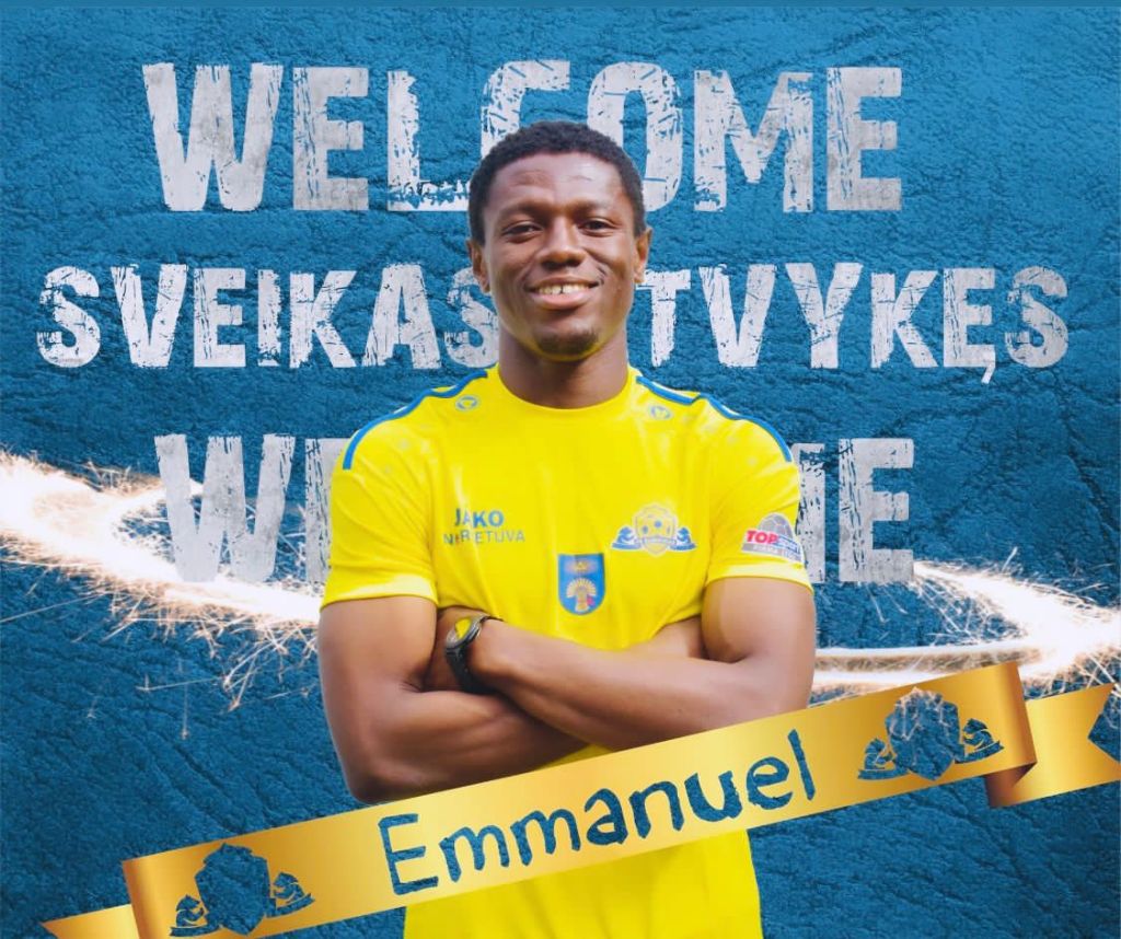 Nations FC Midfielder Emmanuel Agyemang Joins Lithuanian Outfit FK Babrungas