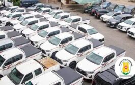 GHS Receives 38 Toyota Hilux 4x4 Vehicles