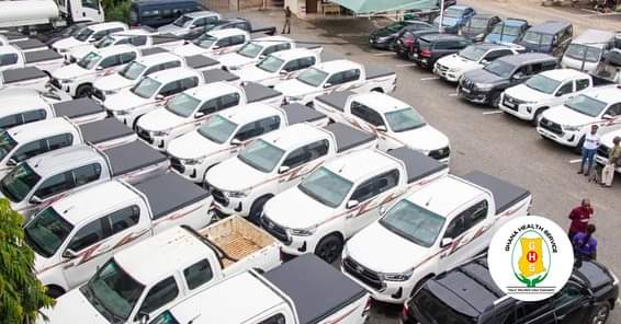 GHS Receives 38 Toyota Hilux 4x4 Vehicles