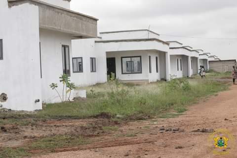 Oppong-Nkrumah Inspects Amrahia Housing Project