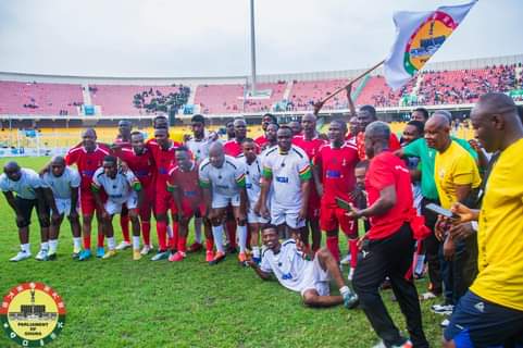 Democracy Cup:Parliament Scores Black Stars Legends To Emerge Winners