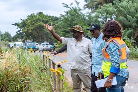 V/R:Roads Minister Inspects Ongoing Projects