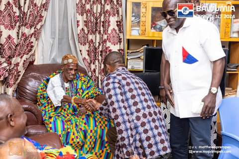 Ada Traditional Council Receives Dr Matthew Opoku Prempeh