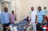 A/R:NPP General Secretary Visits Richard Ahiagba After Accident At KATH