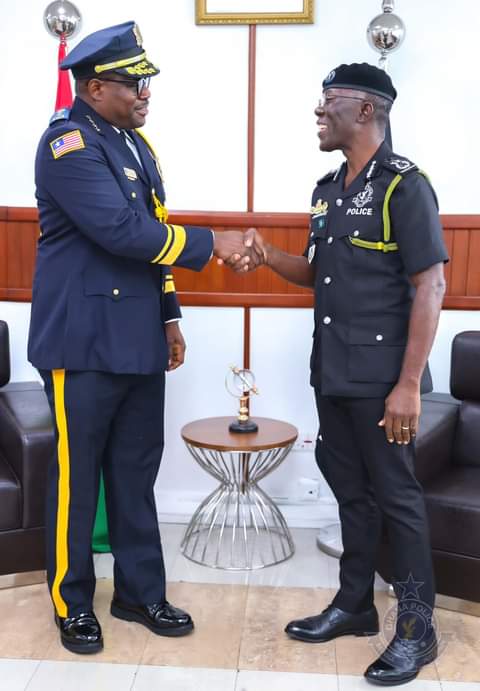 Liberia Police Chief Calls On IGP Dr Akuffo Dampare In Accra