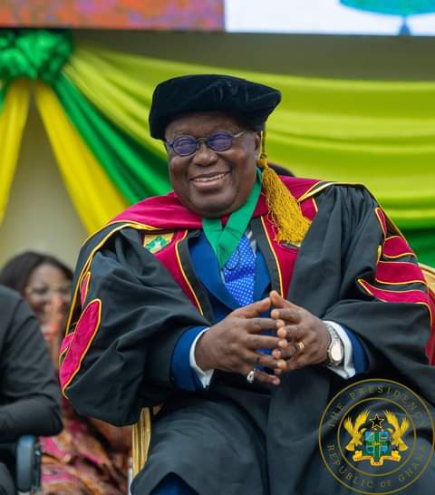 President Akufo-Addo Receives 6th Honorary Doctorate Degree From UHAS