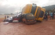 E/R:DAF Cargo Truck Involved In An Accident At Koforidua Ada