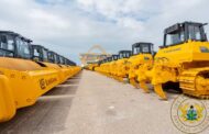 DRIP:Akufo-Addo Unveils 2,240 Pieces Of Construction Equipments For MMDAs