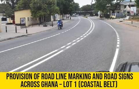 Work Commences On Road Line Markings And Signs Nationwide