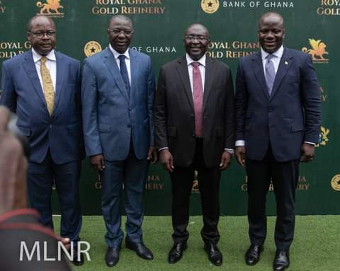 Bawumia Commissions Royal Ghana Gold Refinery