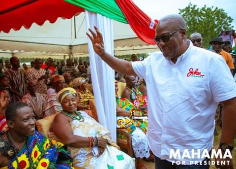 Mahama Begins 4-Day Tour Of The Volta Region