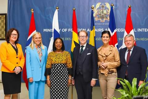 Foreign Affairs Minister Holds Joint Bilateral Meeting With Nordic Foreign Countries