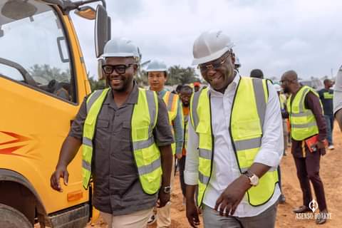 Ensuring Value For Money; Finance Minister Inspects Ongoing Kasoa-Winneba Road Project