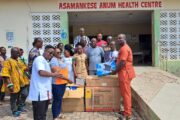 Church Of Christ Donate Items To Two Health Facilities In Anum