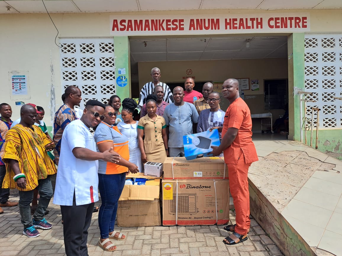 Church Of Christ Donate Items To Two Health Facilities In Anum