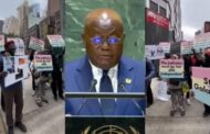 Ghanaians In US Protest Against Arrest As Akufo-Addo Speaks At UN General Assembly In New York