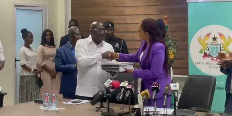 2024 Elections:Dr. Bawumia Successfully Files Presidential Nomination Forms