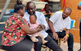 E/R:Mpraeso MP Davis Opoku Ansah Visits And Pledges Support For Baby Born With Phocomelia