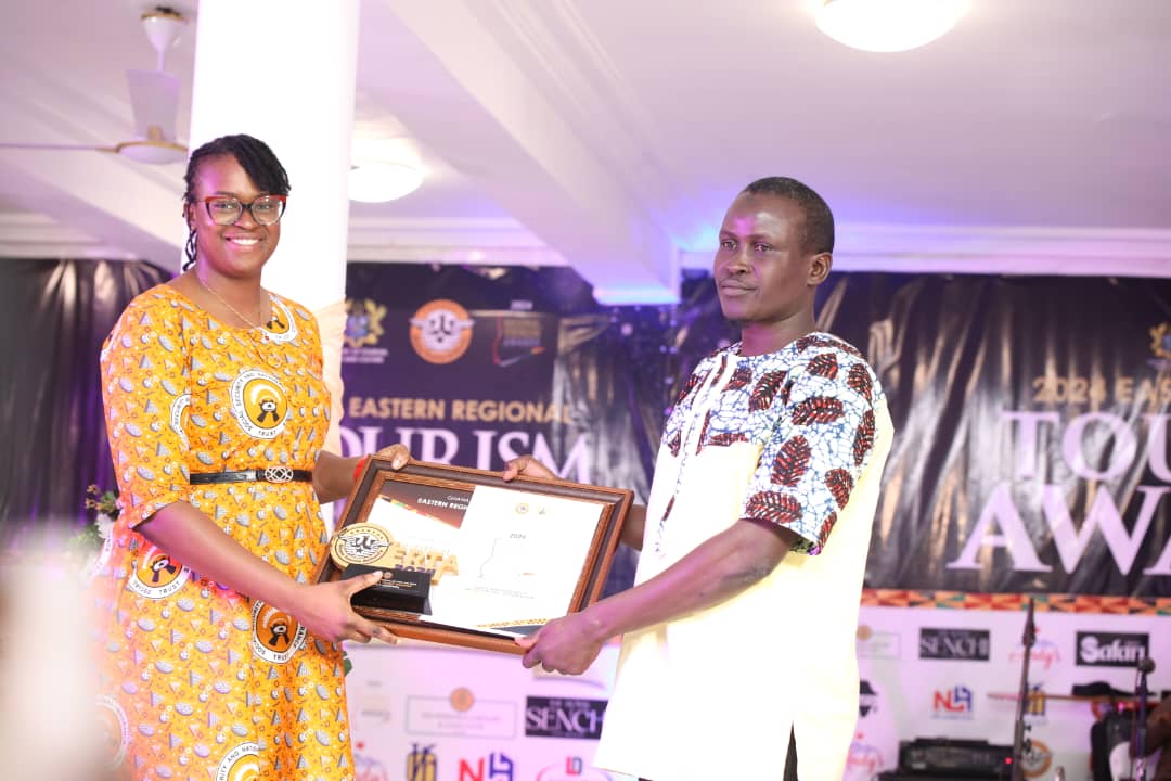 Haruna Yusif Wumpini Wins 2024 Eastern Region Tourism Media Personality Award