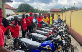 Eric Yeboah Wadie Donates 20 Motorbikes To Support NDC's 2024 Campaign In Eastern Region