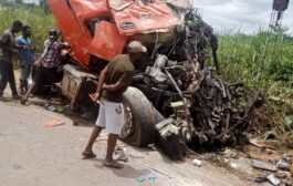 E/R:Seven Perish In Fuel Tanker And VIP Bus Collision On Accra-Kumasi Highway