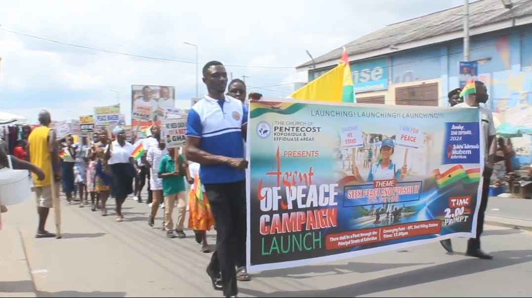 Koforidua:The Church Of Pentecost Launches 'Agents Of Peace' Campaign Ahead Of Crucial 2024 Polls