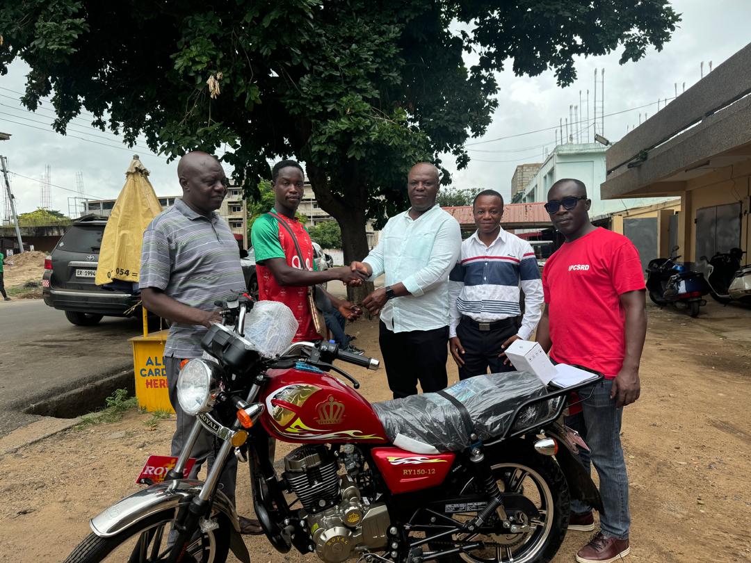 E/R: Interparty And CSOs Donates Motorbikes To Boost NDC Campaign