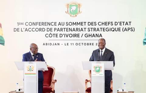 Akufo-Addo Participates In Inaugural Summit Of The Strategic Partnership Agreement Between Ghana And Cote D’Ivoire