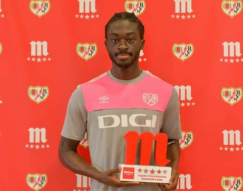 Ghanaian Named Rayo Vallecano’s Player Of The Month