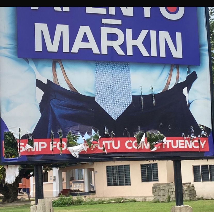 Election 2024:Afenyo-Markin Seeks Refund Of Ghc100K From 17 Unemployed Youth For Damaging Billboards