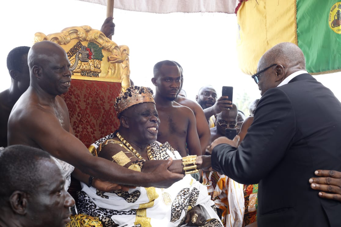 Voices On Environment Louder Across The Country Today Because Of Your Consistent Advocacy - Akufo-Addo Lauds Okyenhene