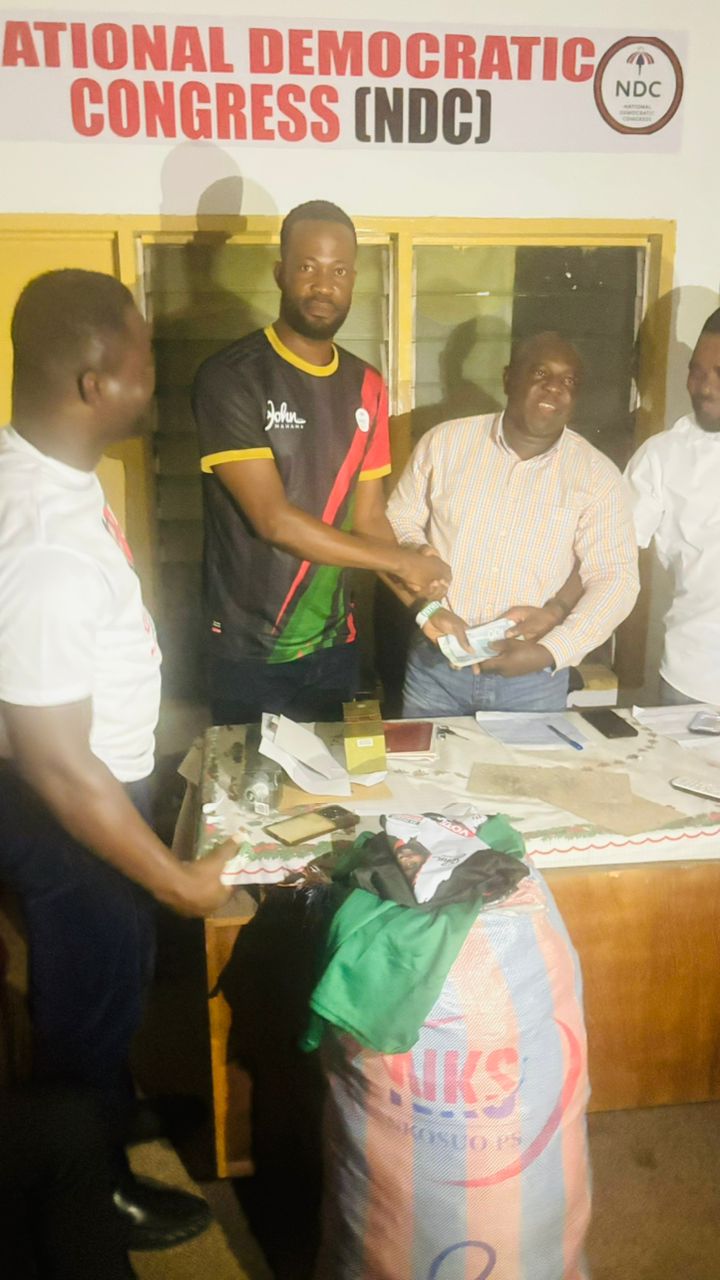 2024 Elections: NDC Deputy Regional Youth Organiser Donates Big To Support Akuapem North Constituency