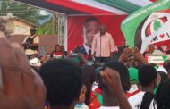 Mahama Takes Campaign To Kyebi, Urges Residents To Help “Chase The Elephant” Into Atewa Forest