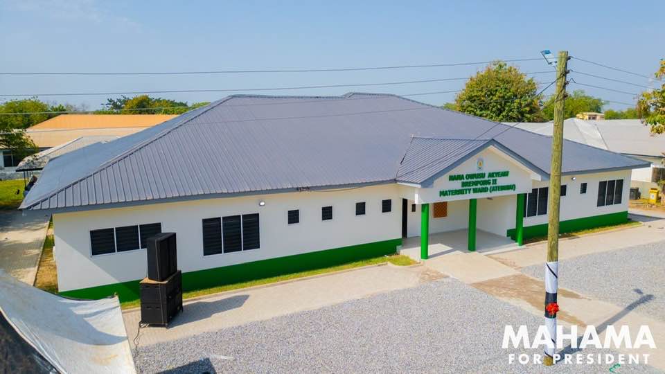 John Mahama Builds Maternity Facility For Atebubu