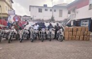 Nana B Presents Motorbikes, Financial Support To Constituency Organizers In Greater Accra