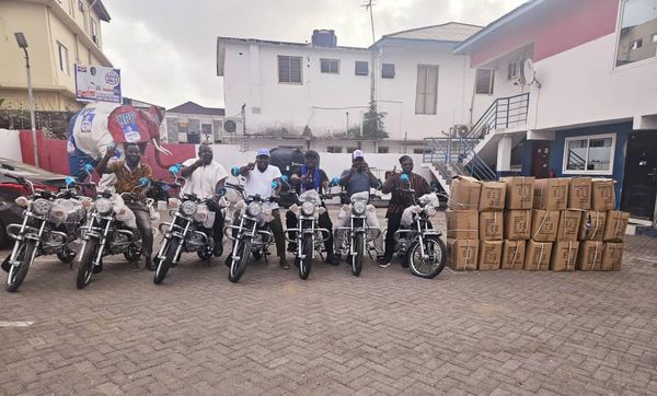 Nana B Presents Motorbikes, Financial Support To Constituency Organizers In Greater Accra